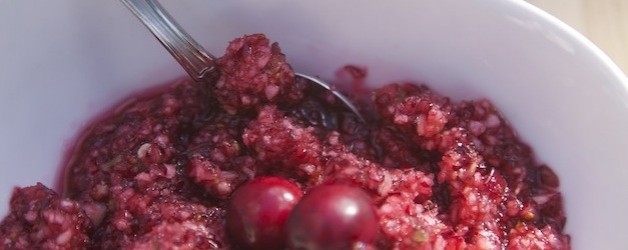 Q: How to get ahead of Thanksgiving?  Make cranberry orange relish now!