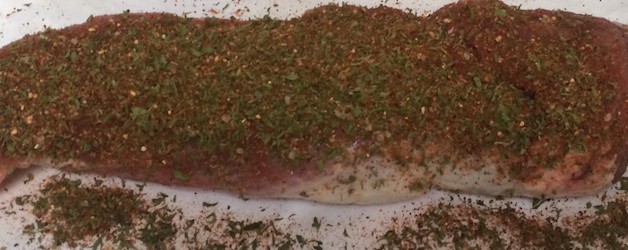 Q: What’s on the grill? Spiced Pork Loin