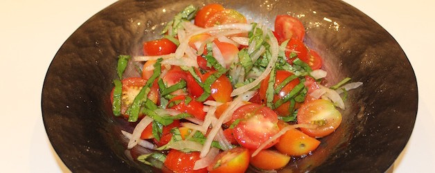 Q:  Can it really be this easy?  Cherry Tomato Salad